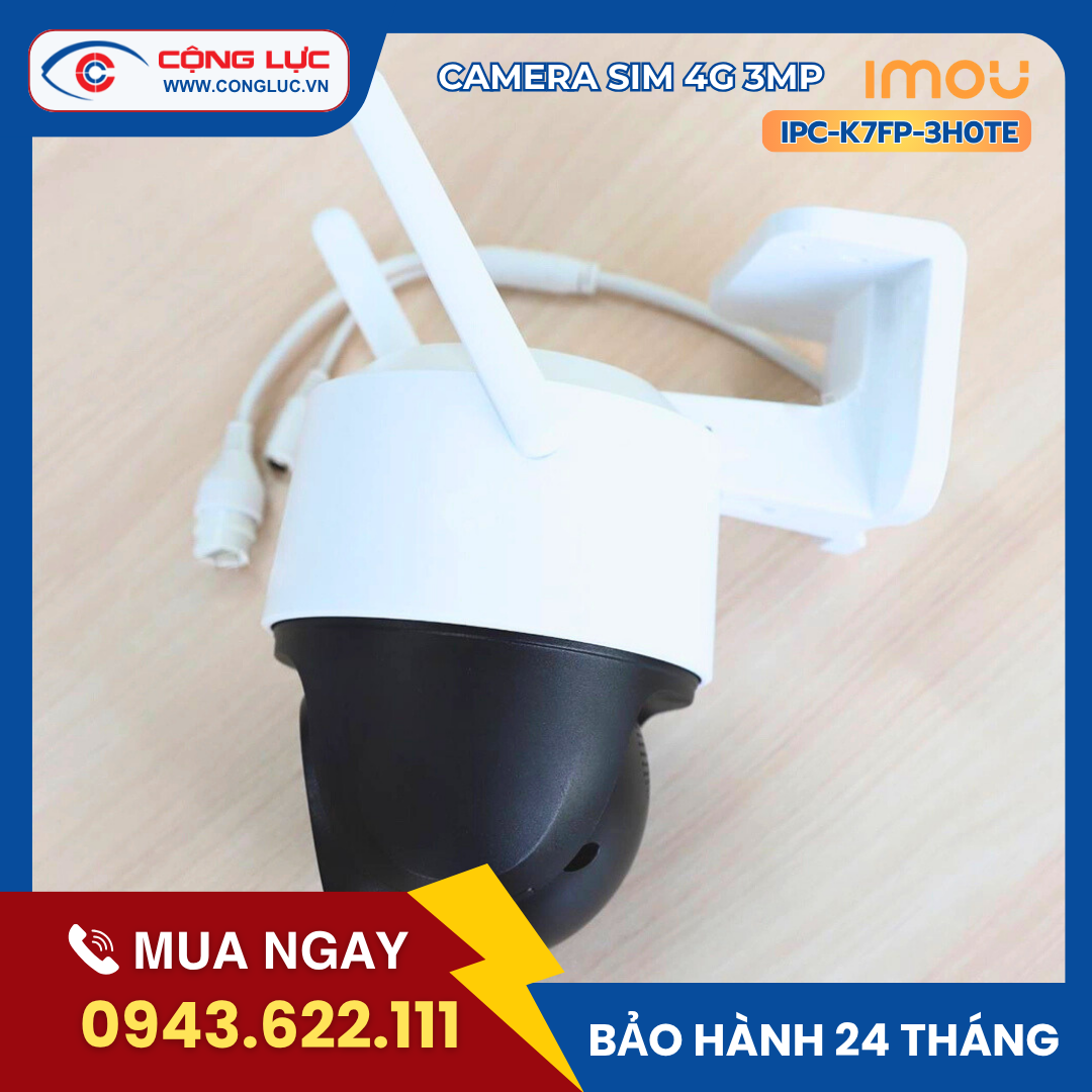 Camera IMOU sim 4G Cruiser SC 4G 3MP IPC-K7FP-3H0TE
